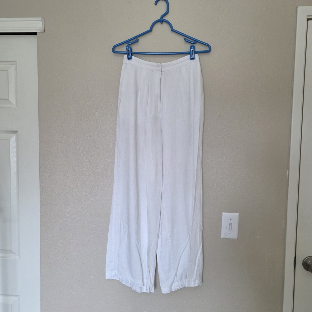 ASOS White Wide Leg Pants